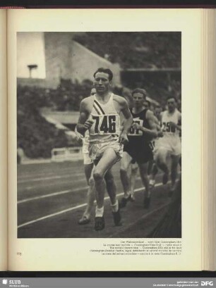 Der Weltrekordlauf, noch führt Cunningham, USA