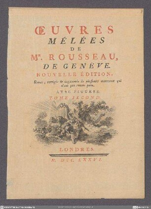 Oeuvres Mêlées De Mr. Rousseau. T. 2