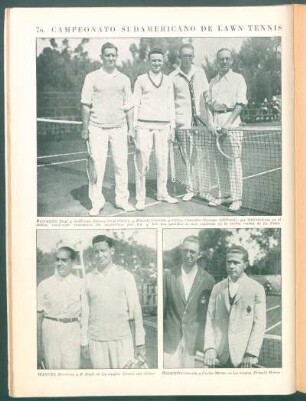 70. campeonato sudamericano de Lawn Tennis
