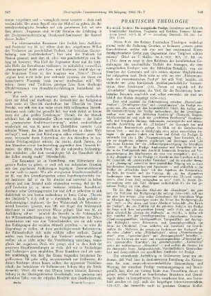 548-552 [Rezension] Konrad, Joachim, Die evangelische Predigt