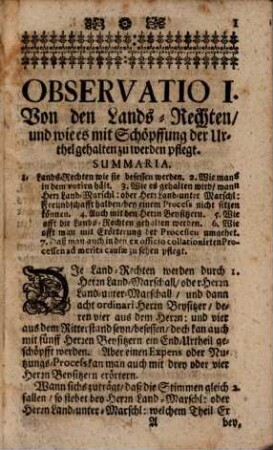 Verneuerte Observationes practicae