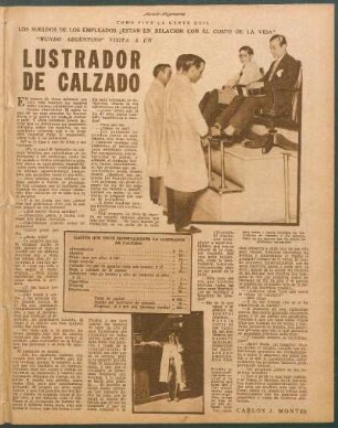 Los sueldos de los empleados ¿Estan en relación con el costo de la vida? : Como vive la gente útil