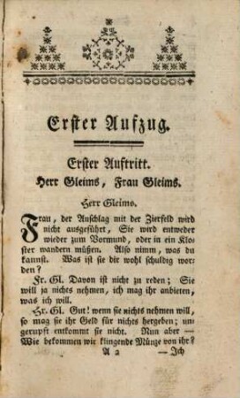 Sie lebt in der Einbildung : Ein Lustspiel in drey Aufzügen ; aufgeführt auf dem Churfürstlichen Theater zu München