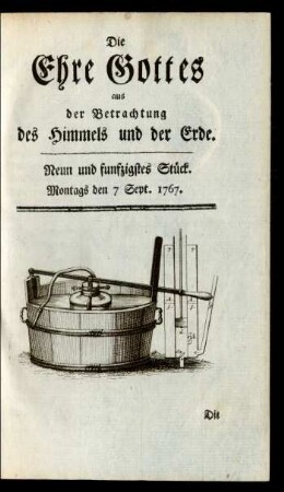 Neun und funfzigstes Stück. Montags den 7 Sept. 1767