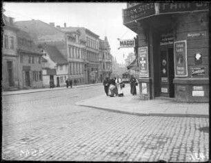 Große Steinstraße - unterhalb des Franzosenweges. linke Bildseite: Große Steinstraße 54-59