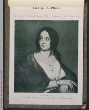 Porträt von Fanny Lewald