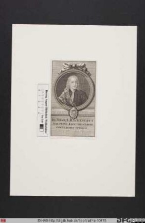 Bildnis Johann Adam Ickstatt (1745 Reichsfrhr. von)