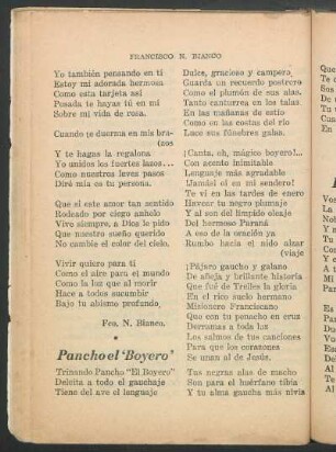 Pancho el "Boyero"