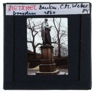 Dresden, Rietschel, Carl Maria von Weber-Denkmal