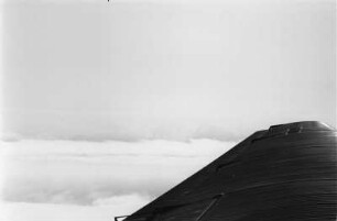 Luftbildaufnahme : Wolkendecke über Norwegen.