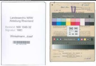 Entnazifizierung Josef Winkelmann , geb. 04.12.1893 (Beamter)