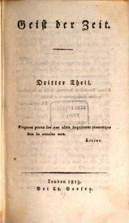 Geist der Zeit, 3