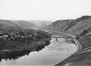 Moselbrücke Trittenheim nach Aufstau