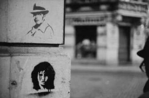 Graffiti an einer Hauswand