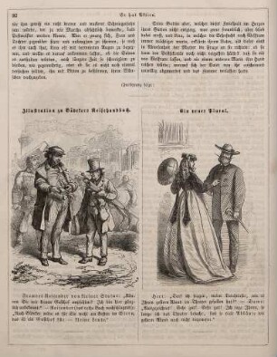 "Illustration zu Bädekers Reisehandbuch" "Ein neuer Plural"