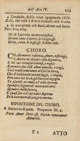 Espositione Del Choro