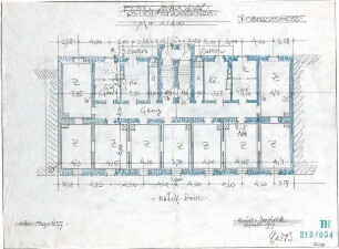 Fischer, Theodor; Innsbruck (Österreich); Hotel Europa, Erweiterung - Grundriss 1. OG
