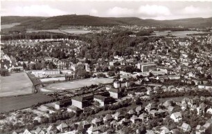 Ansichtskarte Luftbildaufnahme Detmold