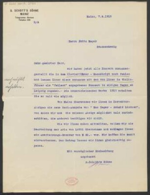 Brief an Fritz Meyer : 07.04.1916
