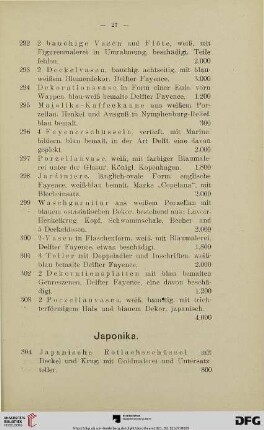 Japonika (Nr. 304-339)