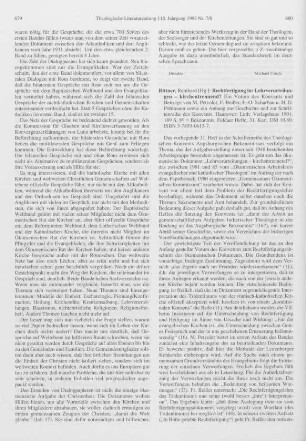 680-681 [Rezension] Rittner, Reinhard [Hg.], Rechtfertigung in: Lehrverurteilungen - kirchentrennend?