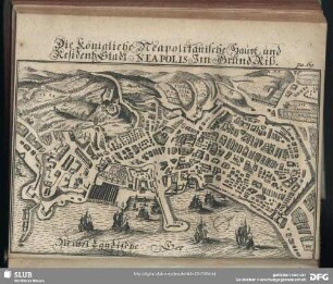 Die Königliche Neapolitanische Haupt- und ResidentzStadt Neapolis Im GrundRiß