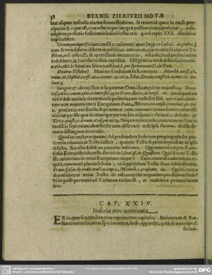 Cap. XXIV. Indicia non nominata