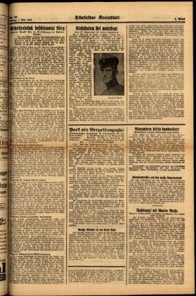 Zweite Ausgabe vom Freitag, den 01. Mai 1942.