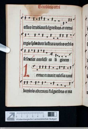 Benedictio cerei pascalis