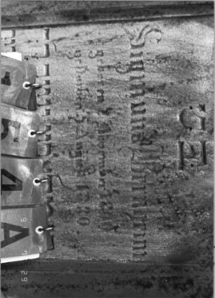 Grabstein 154 (Index: 99790441) Maße HxBxT: 144x71x28 cm Symbolik: geflügelte Sanduhr: Grabstein 154A (Nachholaufnahme)