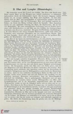 B: Blut und Lymphe (Hämatologie)