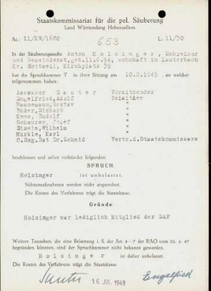 Holzinger, Anton