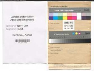 Entnazifizierung Aenne Bertheau , geb. 12.03.1910 (Kaufmann)