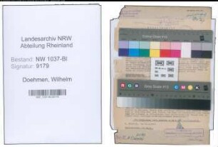 Entnazifizierung Wilhelm Doehmen , geb. 24.01.1905 (Gastwirt)