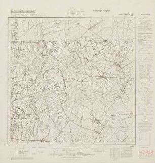 2984 Sinoberg, Topographische Karte 1:25000 (4cm - Karte)