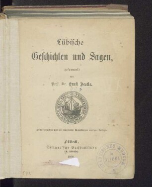 Lübische Geschichten und Sagen
