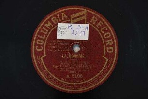 La Boheme : Ah! Mimi, tu piu non torni (Ah, Mimi, fickle hearted) / (Puccini)