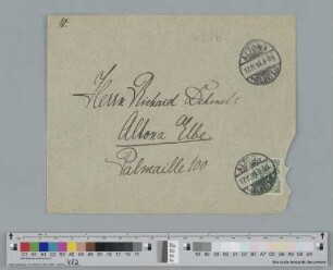 Briefumschlag an Richard Dehmel