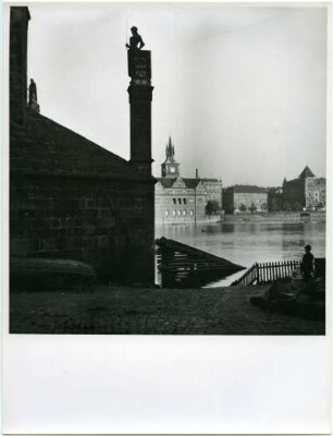 Roland an der Karlsbrücke, Prag, Böhmen und Mähren