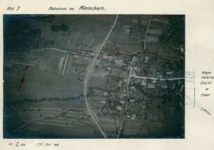 Foto der Bahnlinie bei Manspach (Luftbild)
