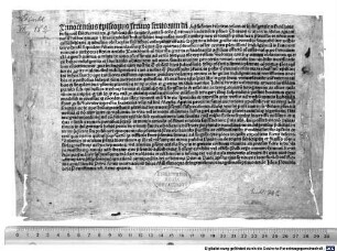 Bulla indulgentiarum "Ut indulgentiae et facultates". Rom, 1487.11.11.