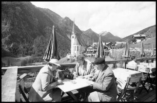 Heiligenblut: Blick von der Post, mit Burschels und Spitzli