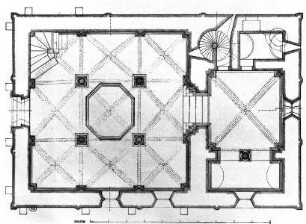 Grundriss der Burgkapelle Sankt Erhard und Sankt Ursula der Kaiserpfalz Eger