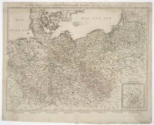 Karte vom Königreich Preußen, 1:2 000 000, Kupferstich, 1797
