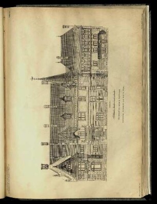 Entwurf zu einem Schlosse. Architekten: Bauqué und Pio.