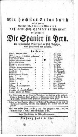 Die Spanier in Peru