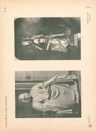 Pl. 25. Sculptures en bois et en bronze