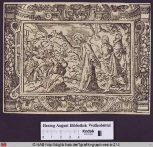Der Hauptmann von Kapernaum bittet Christus um die Heilung seines Knechts.