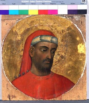 Tondo mit dem Brustbild des heiligen Cosmas, Folio 00039