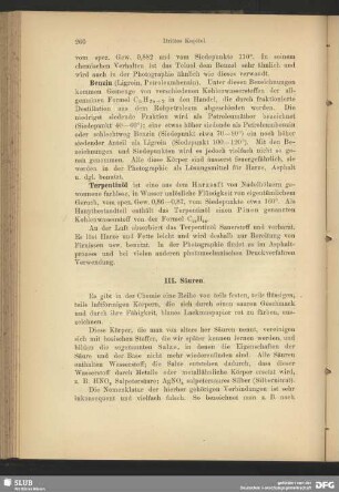 III. Säuren